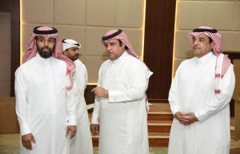 وكيل جامعة الأمير سطام بن عبد العزيز يقف على جاهزية مبنى كلية العلوم والدراسات الإنسانية (بنات) بالخرج