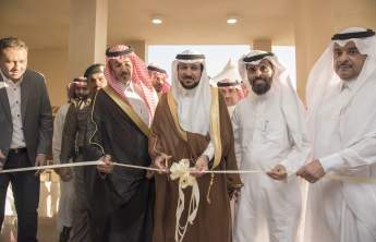 Rector and Al Kharj Governor Inaugurate the Building of College of Sciences and Humanities at Al Kharj