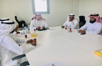 Dr. Saqer Meets the Head of the Intellectual Awareness Unit at PSAU
