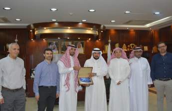 Rector Receives the Annual Report of the Computer and Engineering College 1439/1440 H