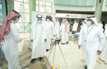 Rector Inspects the final Exams Procedures in Engineering College at Al-Kharj