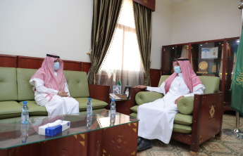 Rector Visits Al-Kharj Governor