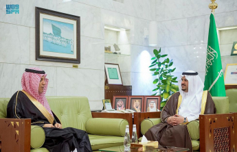 His Royal Highness Acting Governor of Riyadh Region Receives Rector of PSAU
