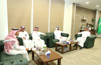 The University President Meets with the Governor of Wadi Al-Dawasir