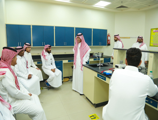 The President of PSAU Pays an Inspection visit to a Number of Colleges at the Beginning of the Third Semester 