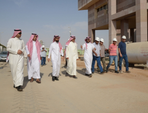 Rector Inspects the Female Urgent Building Projects at Al Kharj