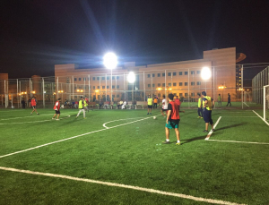 Organized by Deanship of Students Affairs...Athletic Activities Began in the Students Housing 