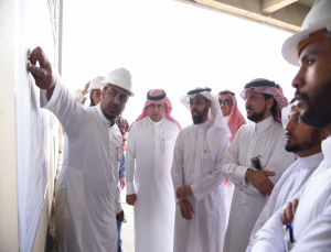 Rector Inspects the University’s Colleges in Hotat Bani Tamim