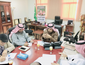 Al-Saqer Inspects the Colleges of Wadi Addawasir Province and Meets with College’s deans and Head of Departments