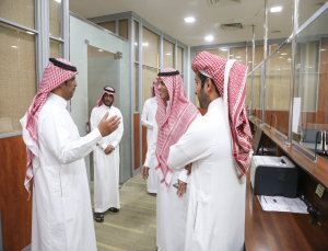 The University President Visits the Admission and Registration Deanship