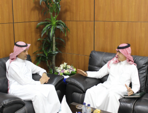 The University Vice President Receives the Assistant Secretary-General for University Affairs at the Higher Education Fund