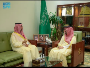 محافظ الخرج يستقبل رئيس جامعة الأمير سطام ويبادله التهنئة بعيد الأضحى المبارك