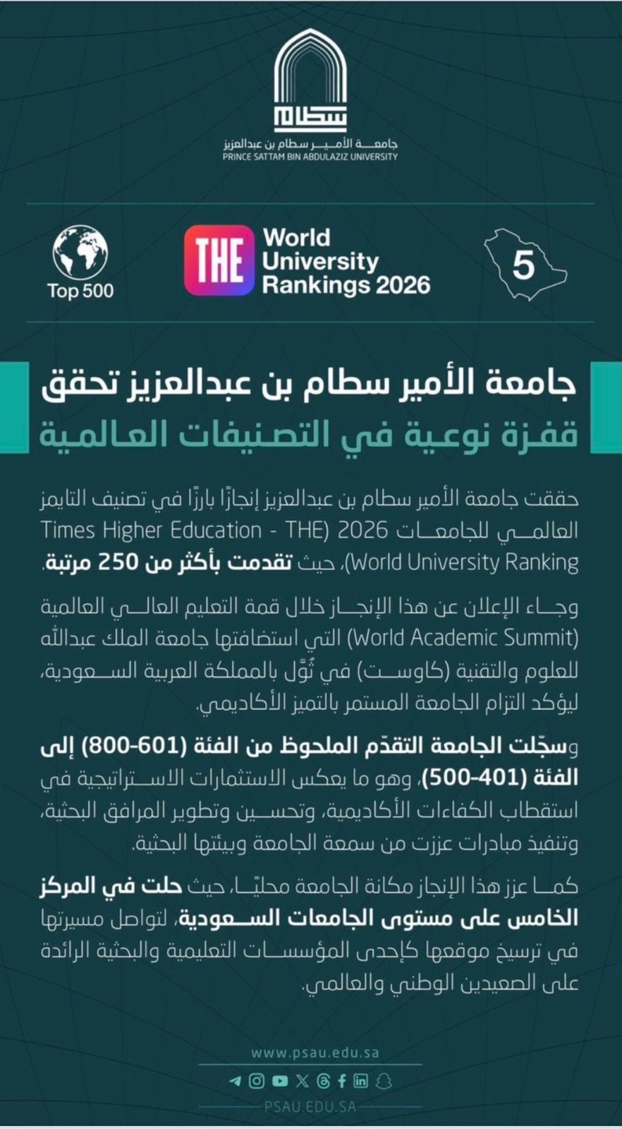 تصنيف التايمز