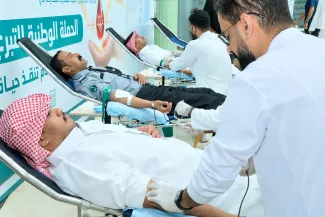 جامعة الأمير سطام تُشارك في الحملة الوطنية للتبرع بالدم