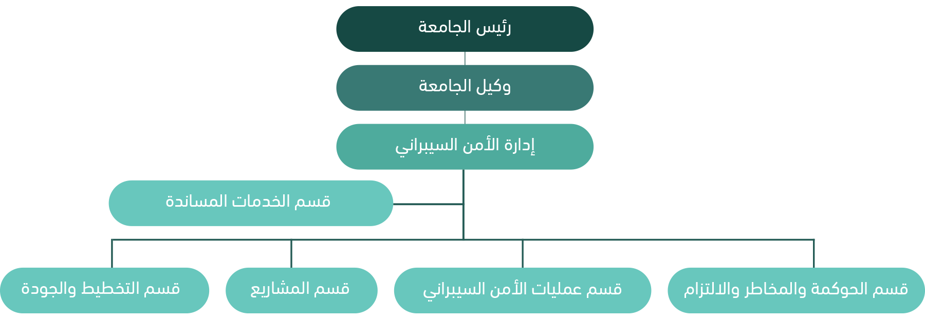 الهيكل التنظيمـي